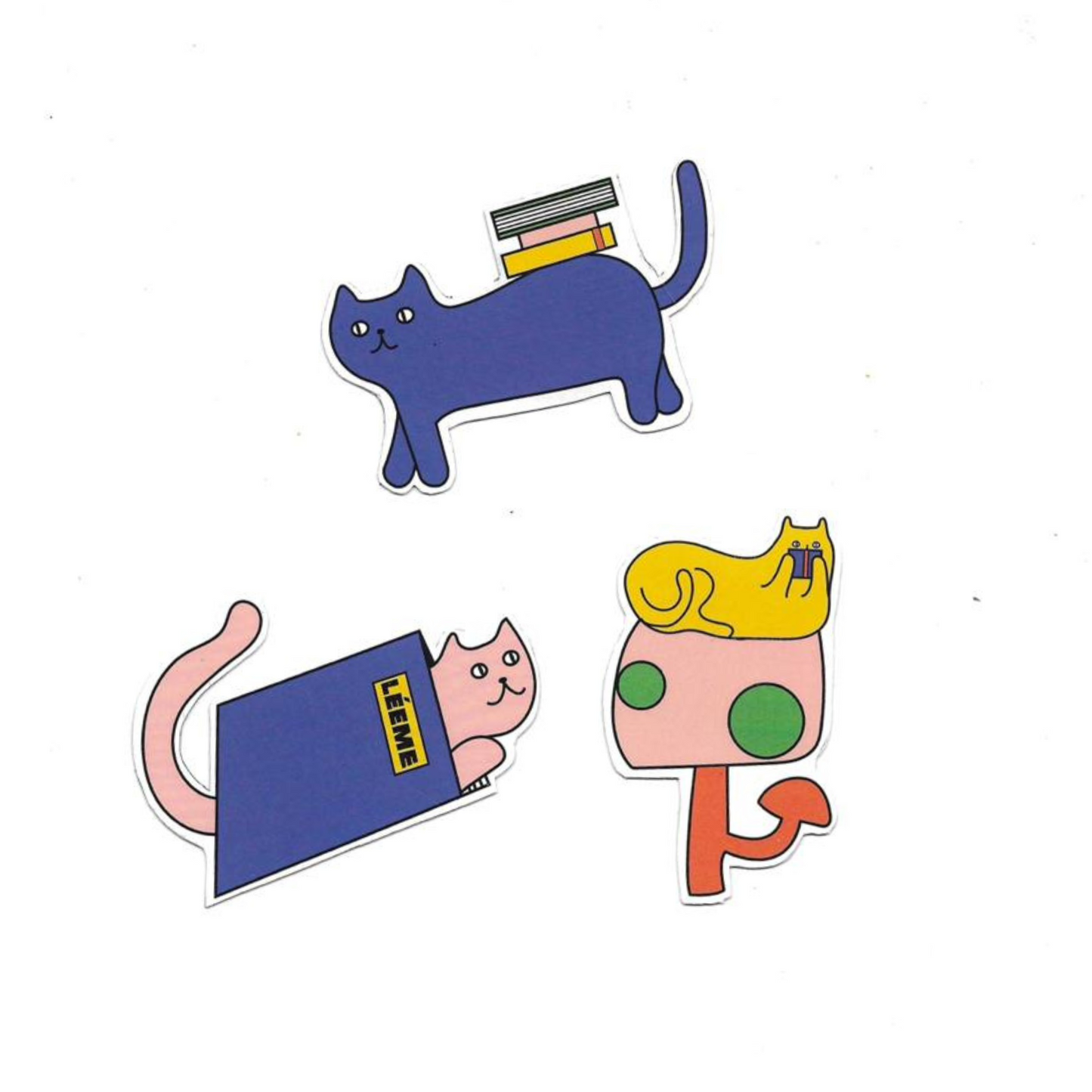 Paquete de Imanes gatitos lectores