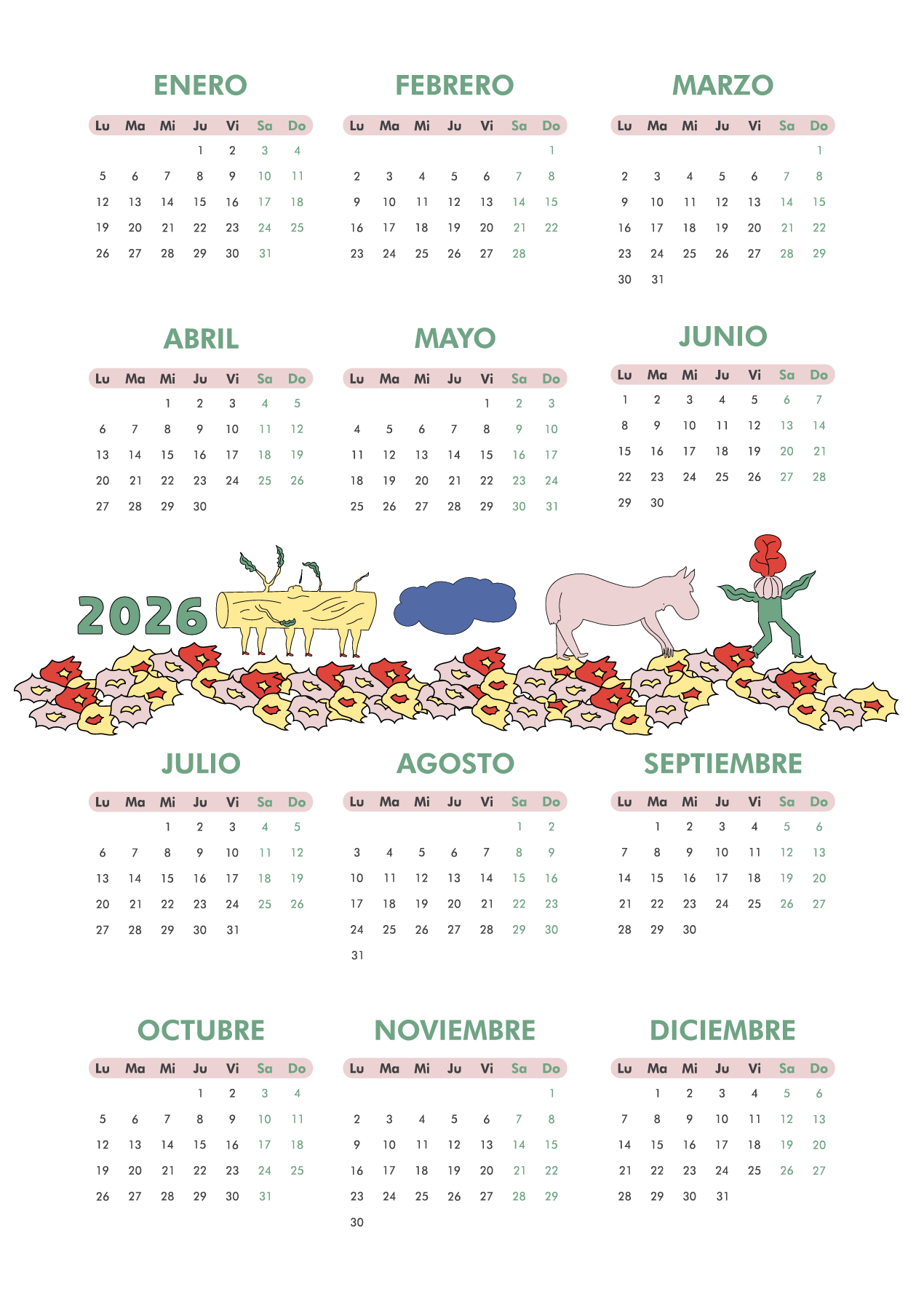 Calendario 2026