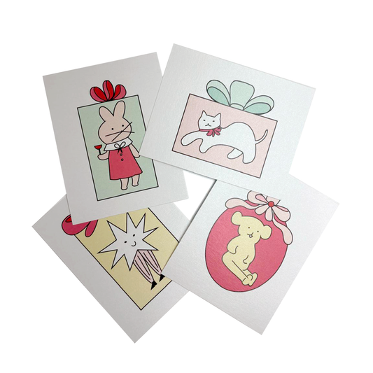 Set de postales navideñas