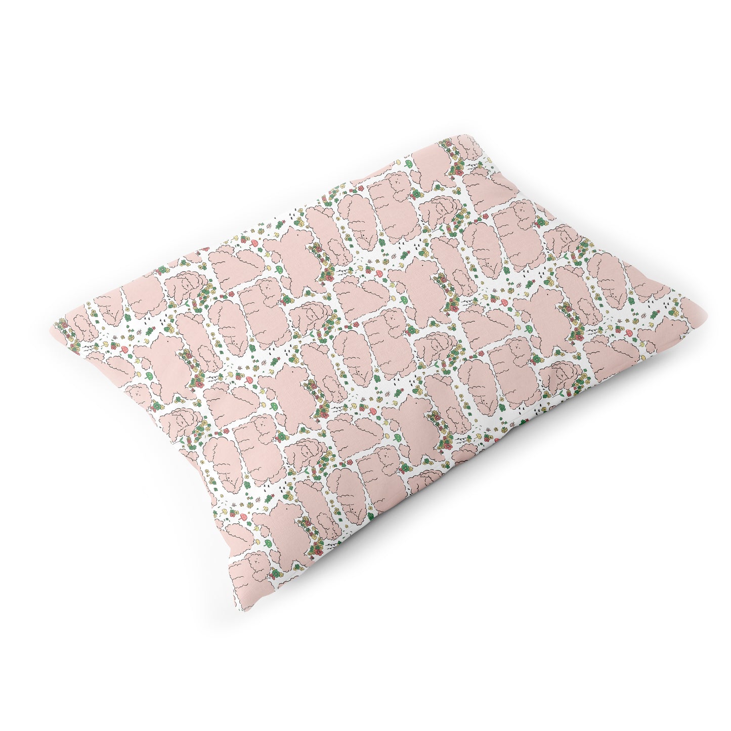 Funda almohada perritos nube